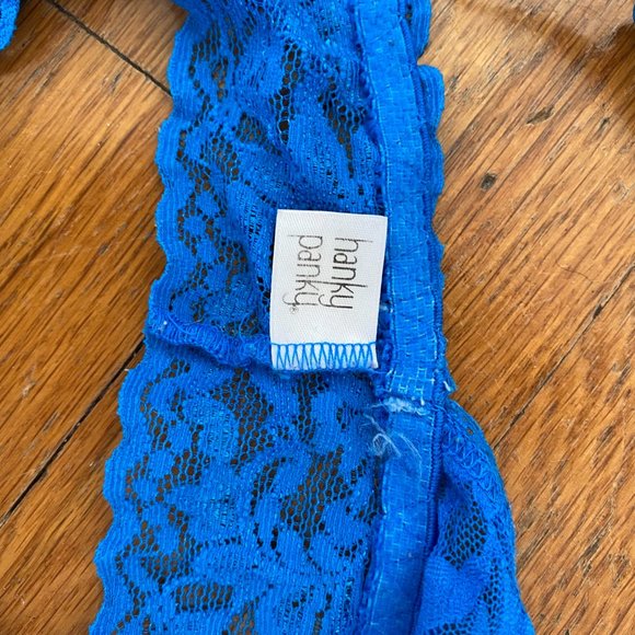 Hanky Panky Lace Bralette- Blue - Picture 4 of 5